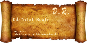 Dániel Robin névjegykártya